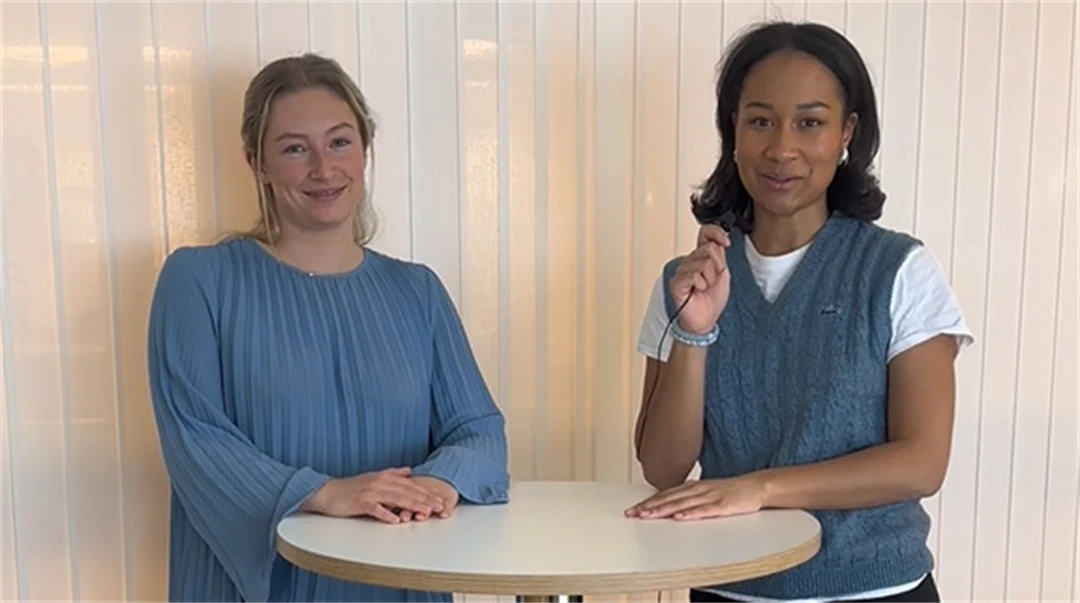 Aisha möter kemisten Emelie i en intervju