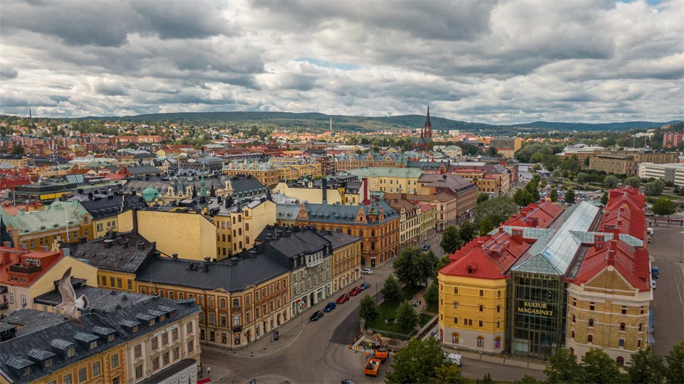 Sundsvall from above.