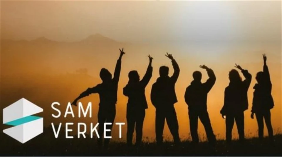 Sex silhuetter av människor