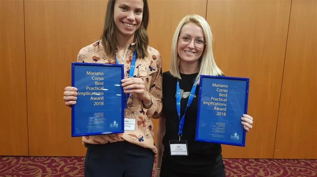 Malin Kullström och Sara Johansson