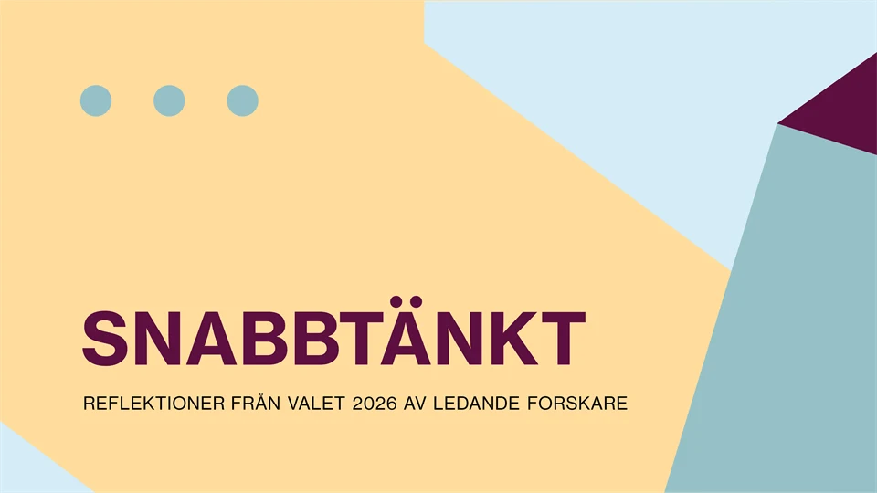 Snabbtänkt 2026