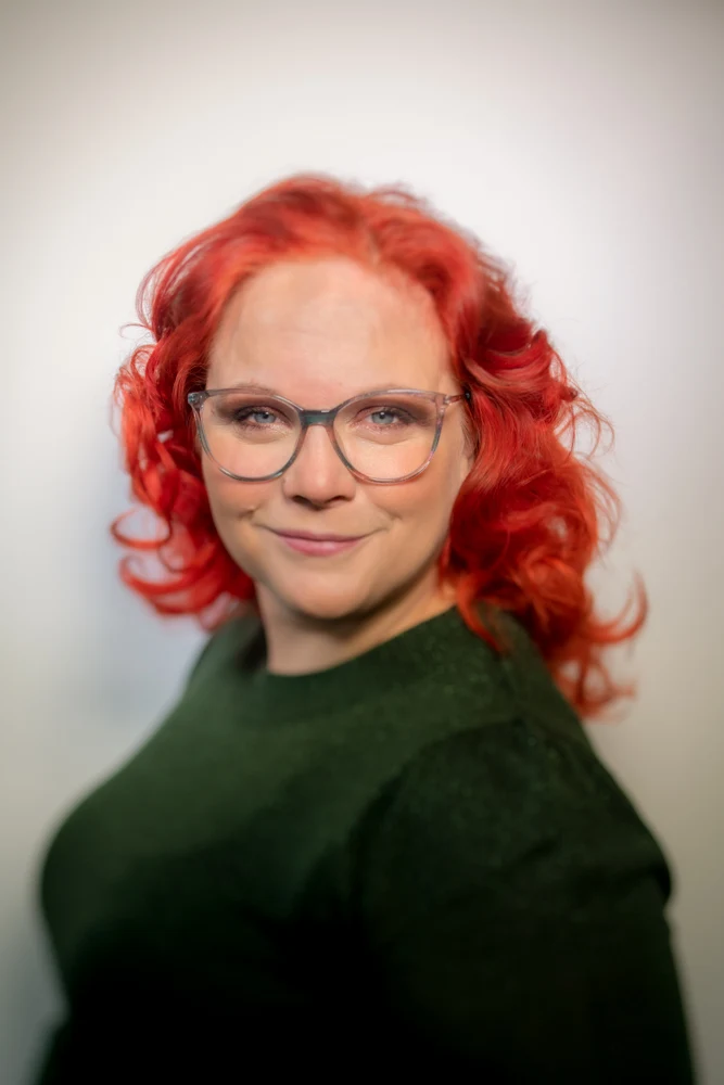 Porträttbild på en kvinna.
