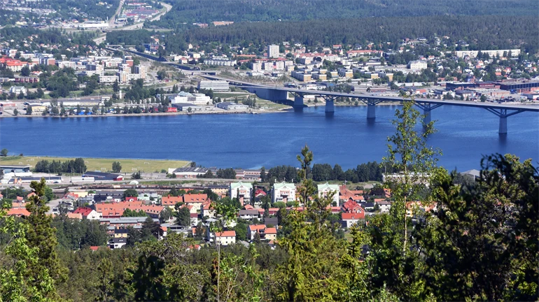 View over Sundsvall.