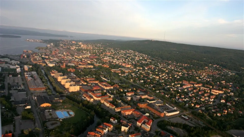 Vy över sundsvall
