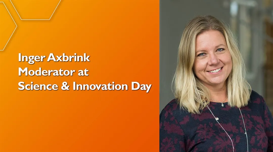 Inger Axbrink, moderator Science & Innovation Day