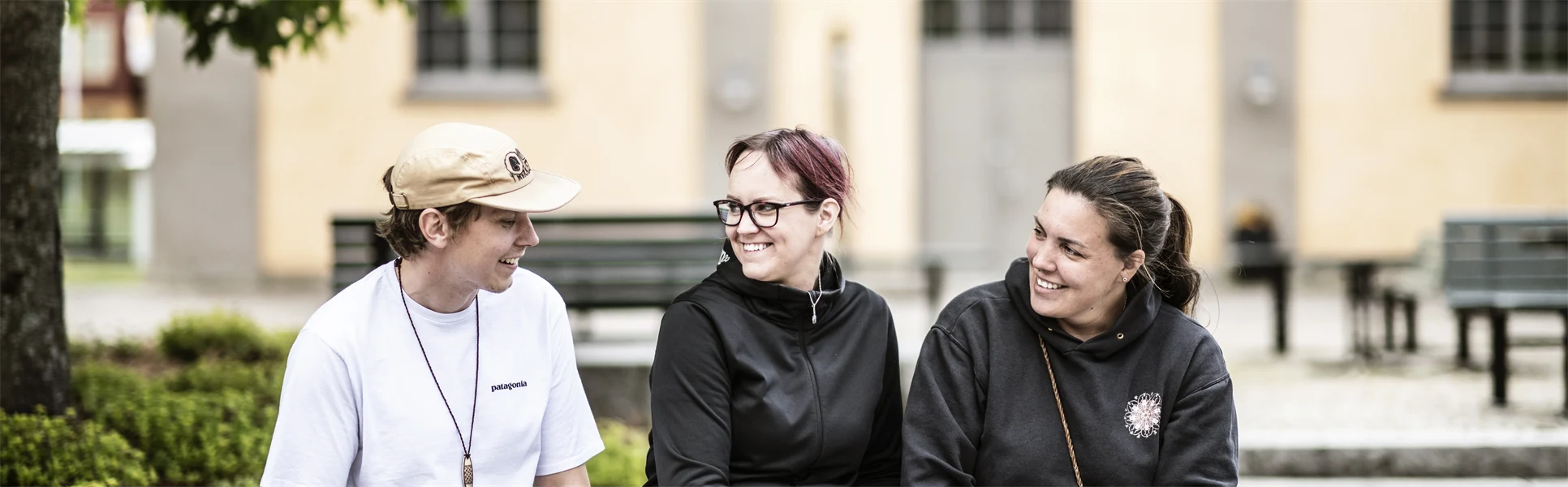 Studenter på Campus.