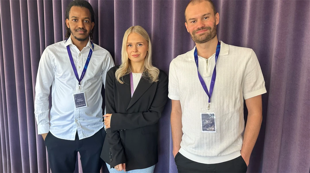 Filimon Teklehaimanot, Elin Vedin och Fabian Forsberg