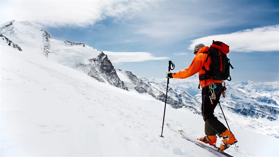 alpinism, funktionskläder, fjäll, snö