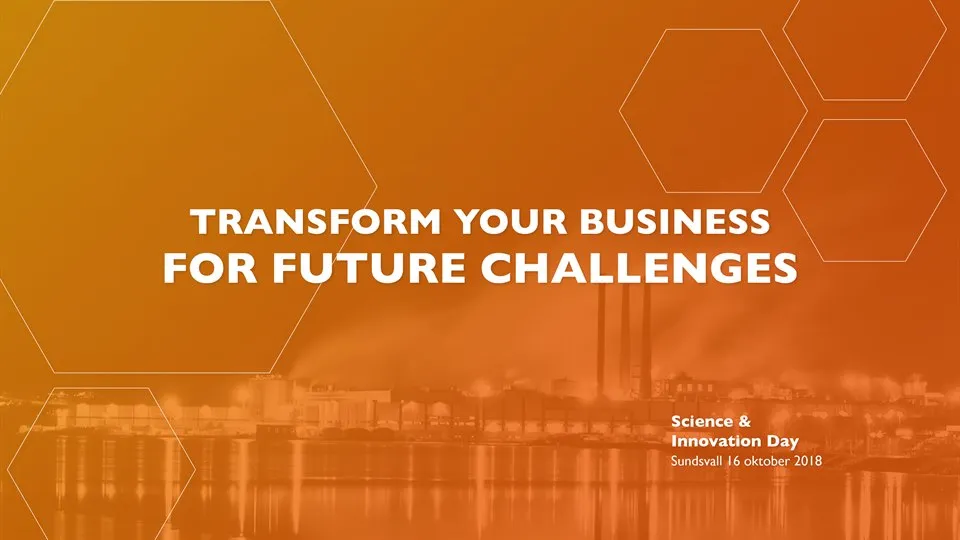 Transform you business for future challenges at Science & Innovation Day