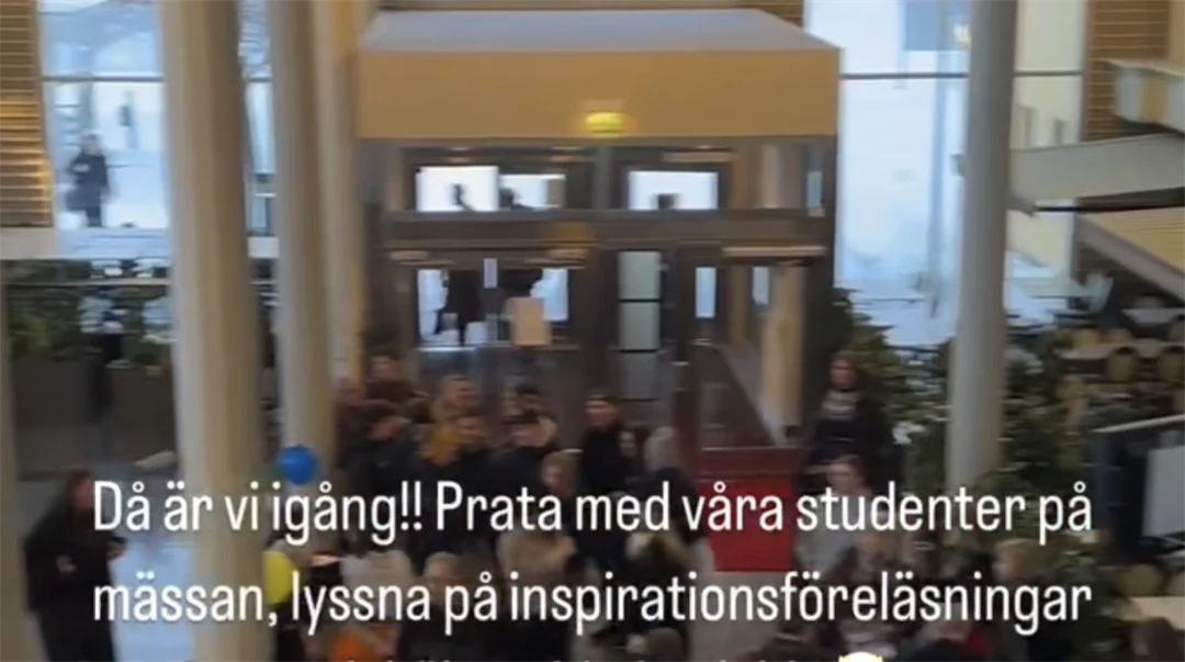 studenter i Ljushallen Östersund