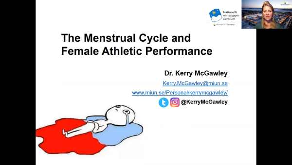 Presentation: The Menstrual Cycle and Female Athletic Performance.