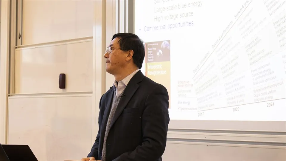 professor Zhong Lin Wang