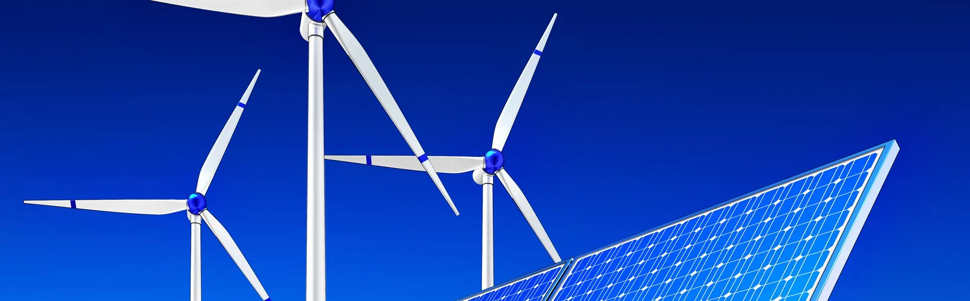 Green Energy Solar cells and wind mills