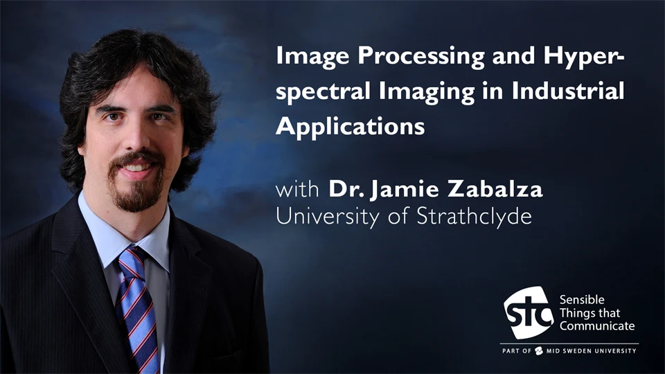 Open Guest lecture on hyperspectral imaging with Jamie Zabalza