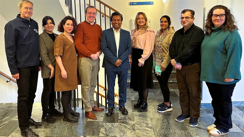 Docent Tarek Rana  på återbesök vid CER