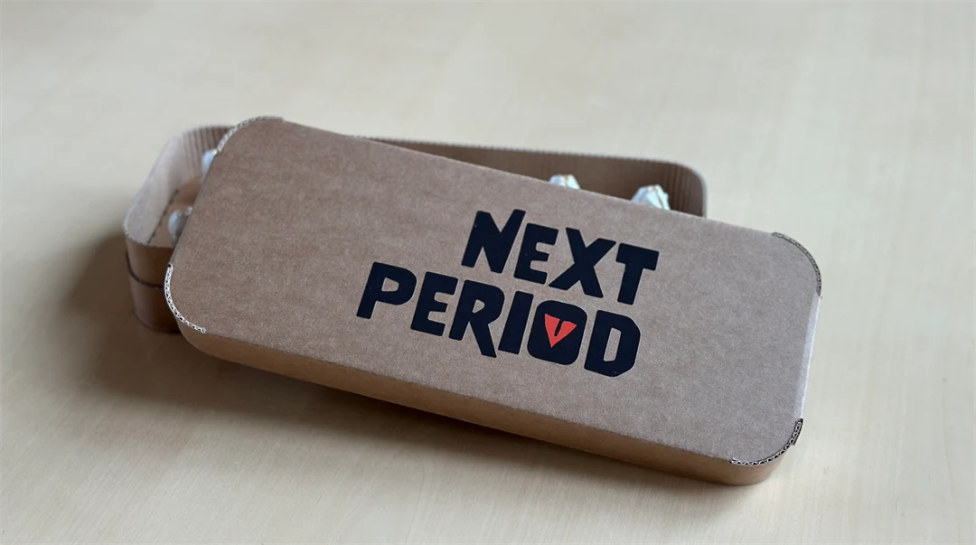 A box with the text "Next period"