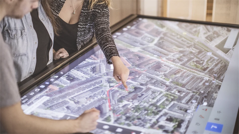 Big pad i RCR Lab, kartbild