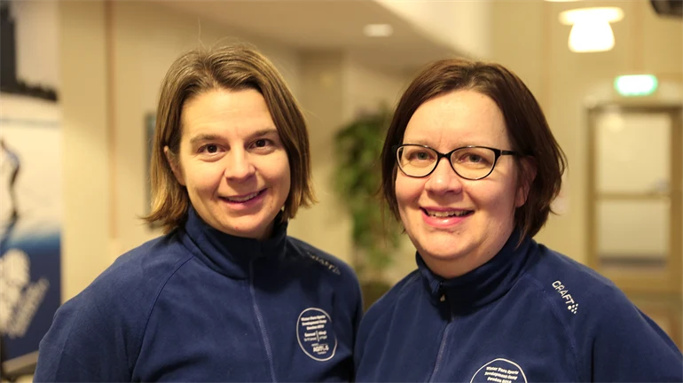 Marie Ohlsson och Karin Riddar