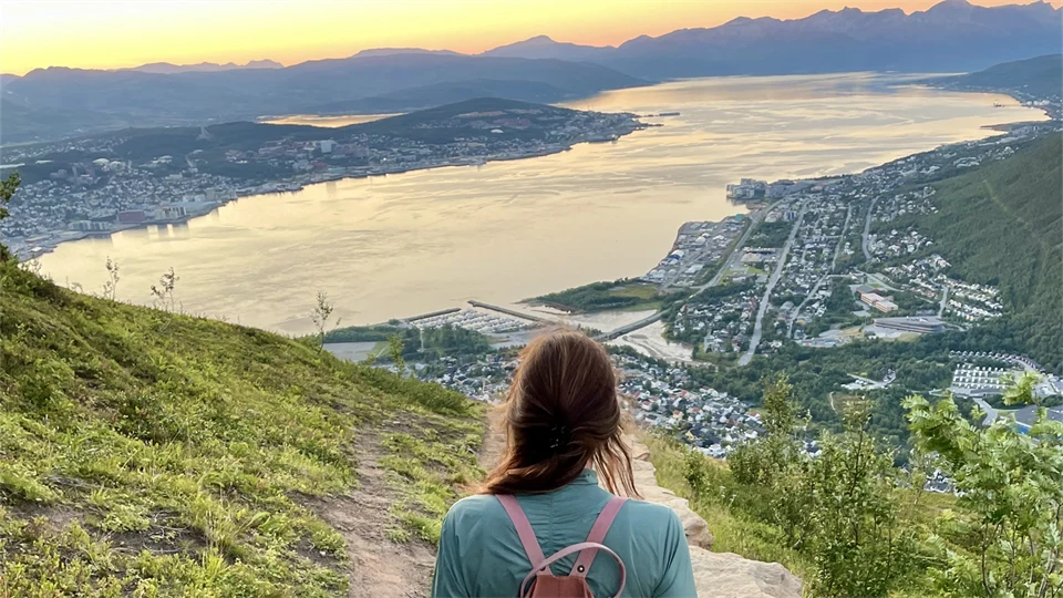 Linnéa på utbyte vid UiT, Trömsö, Norge
