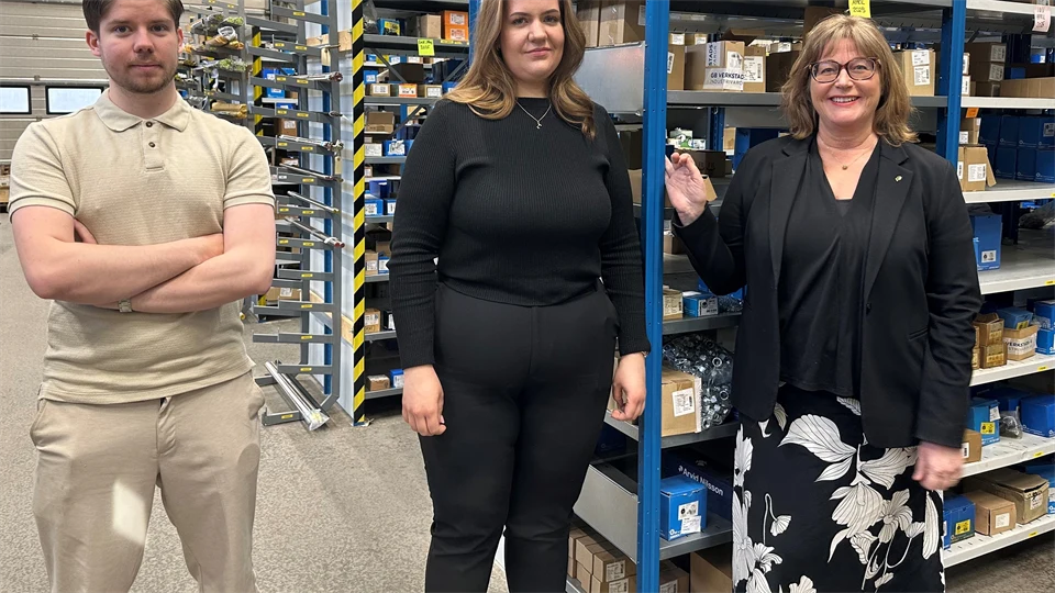 Jenny Löfgren, Filip Svensson och Maria Åslin