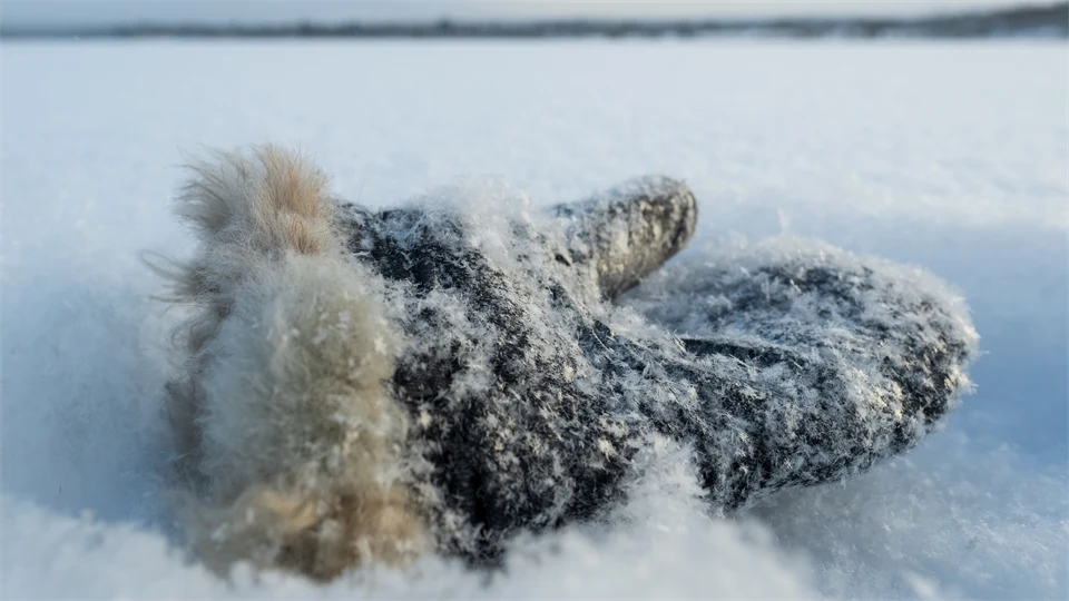 lonely warm mitten