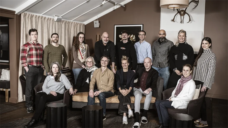 fifteen people in a cabin