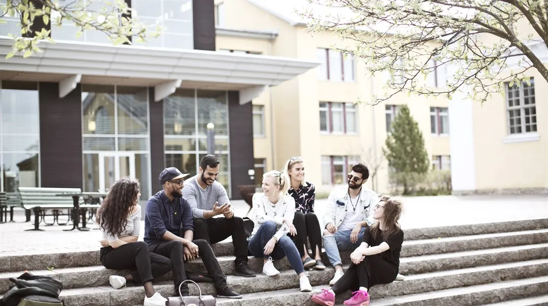 Studenter, utomhus, Östersund