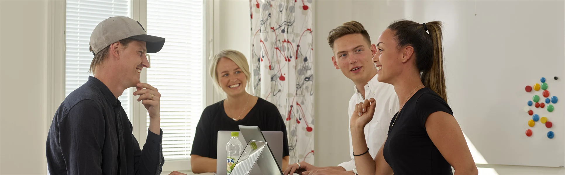 Studenter på kommunikations- och PR-programmet 