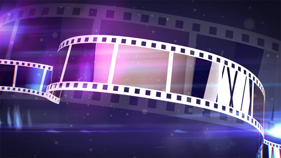 Stiliserad klassisk filmremsa