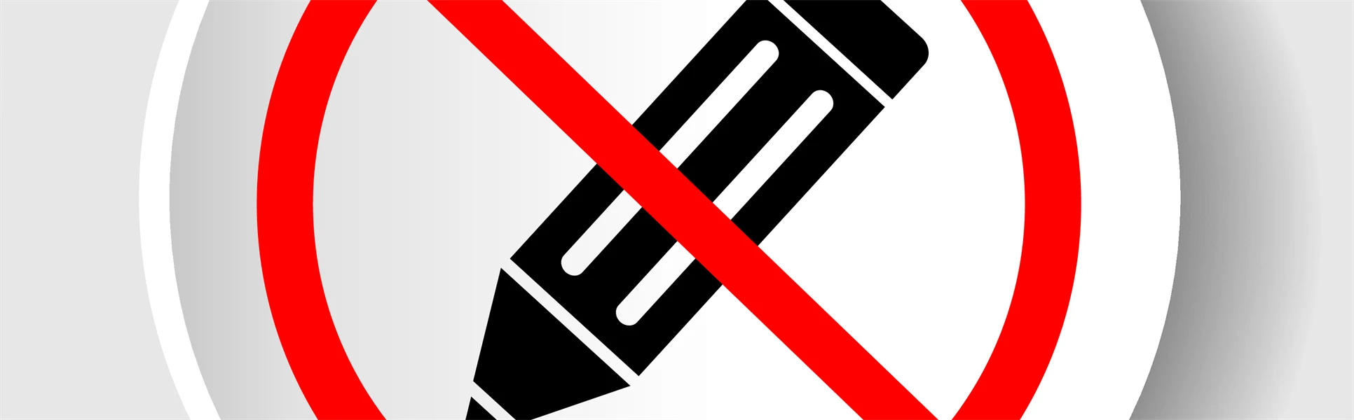 No pencil