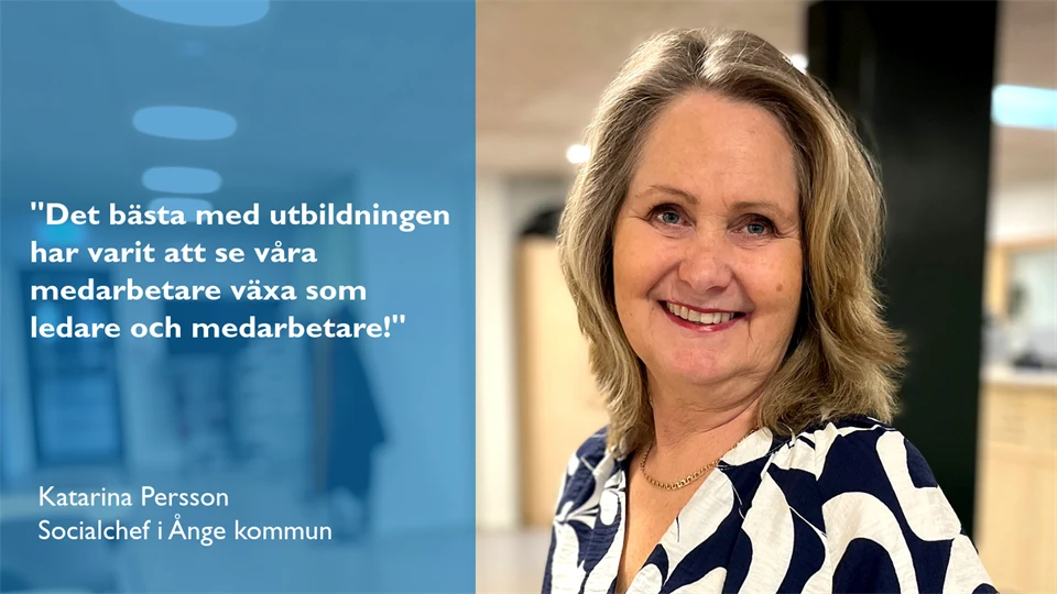 Katarina Persson, social manager i Ånge kommun.