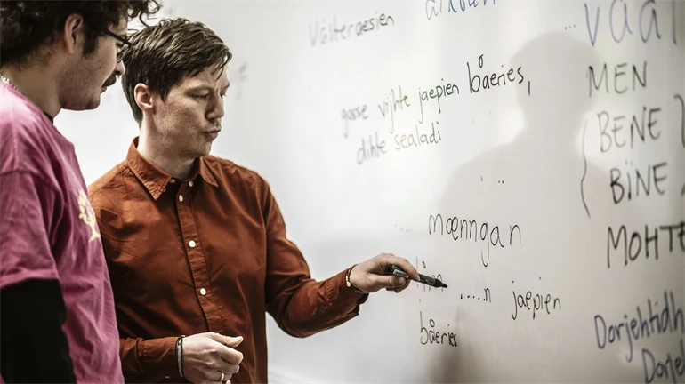 Studenter på Campus.