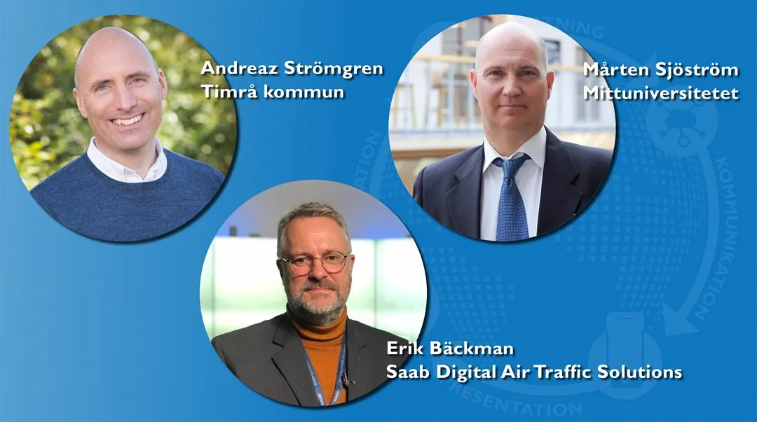 Samlingsbild på olika paneldeltagare för konferensen MiLo. 