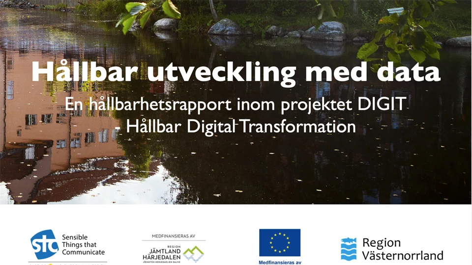 Framsida för Hållbarhetsrapport DIGIT