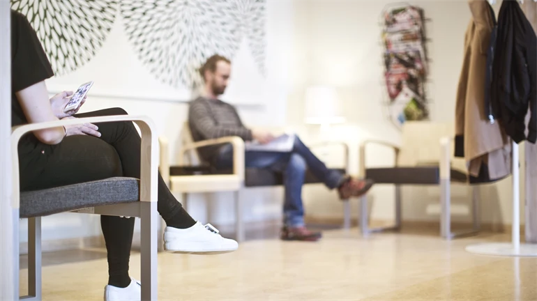 Väntrum, psykologimottagningen