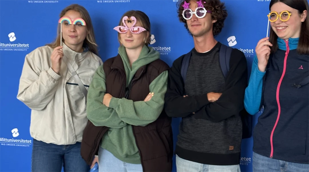 Studenter på välkomstdagen 2023 i Östersund.