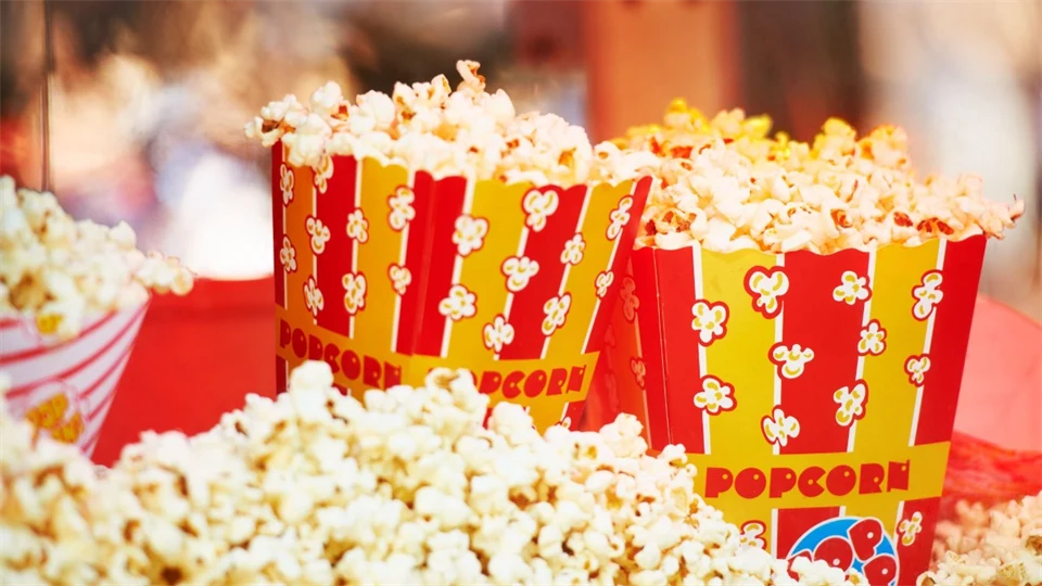 En bild på popcorn