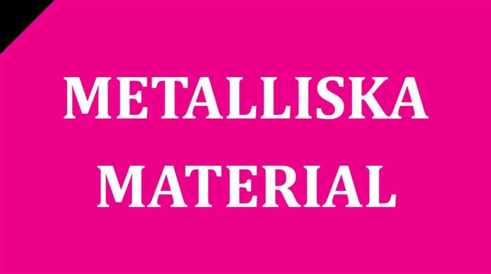 Logotyp Metalliska material