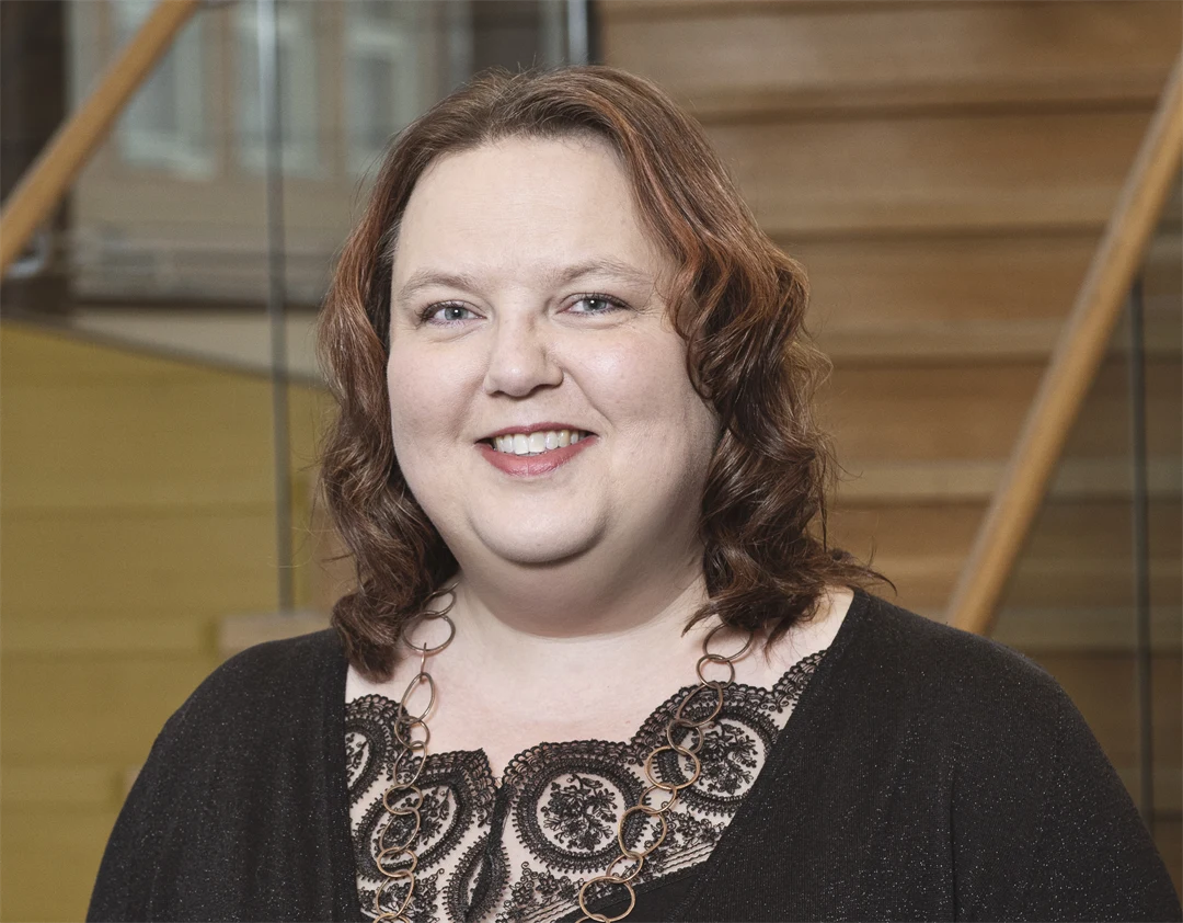 Portrait of a woman dressed in black