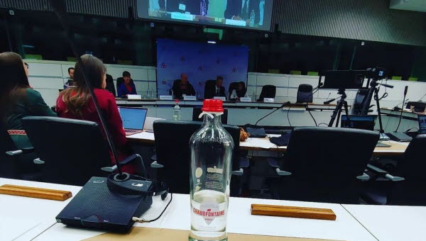 Bild på ett EU-möte i Bryssel