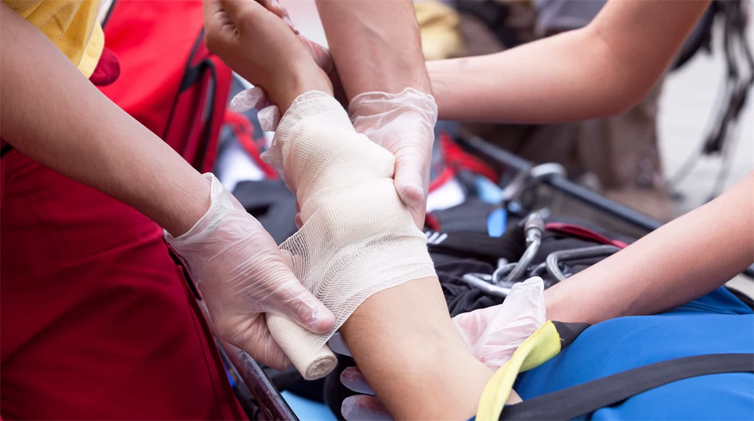 Träning första hjälpen, bandage