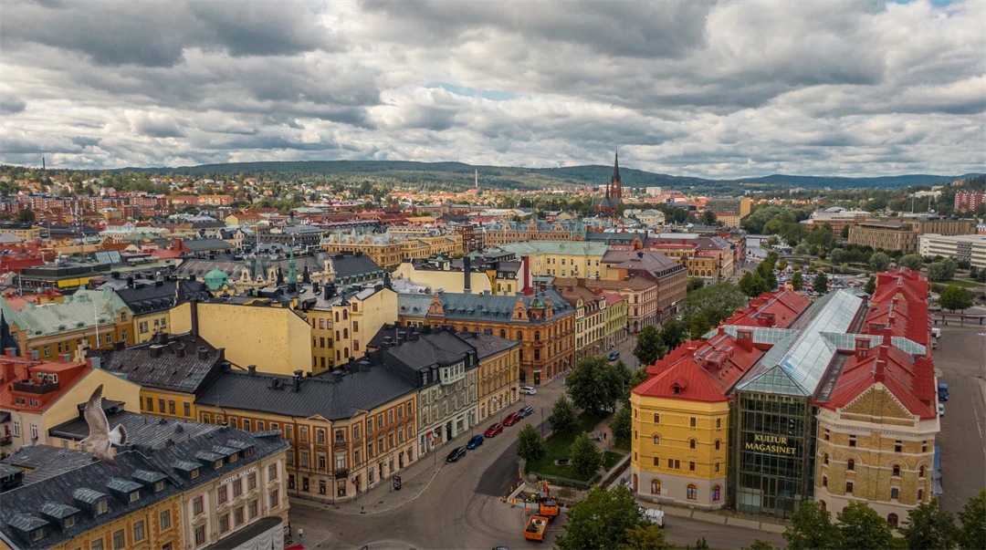 Sundsvall from above.