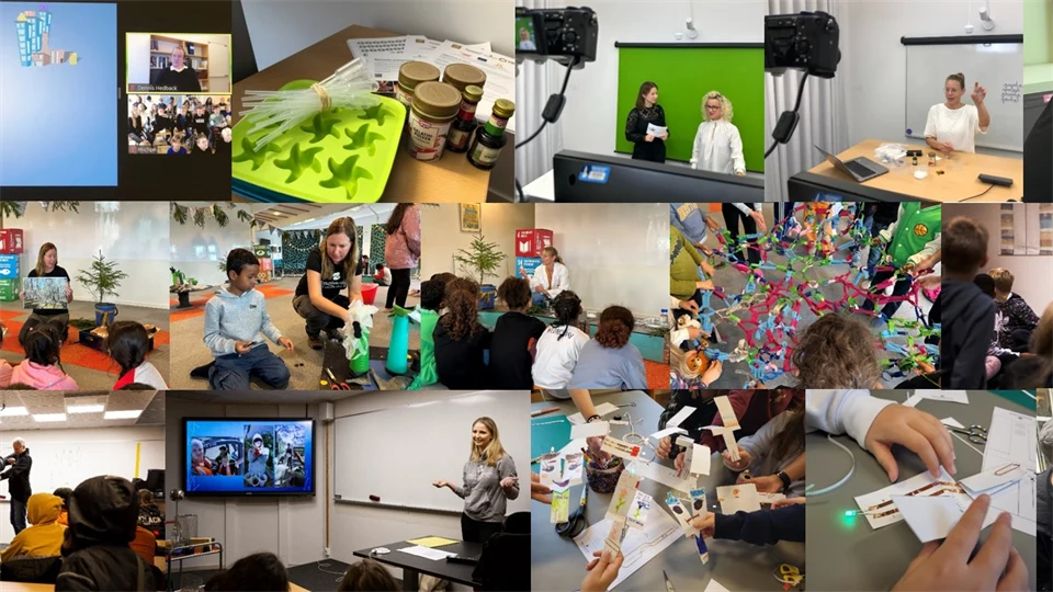 ForskarFredag 2023 - kollage av bilder. 