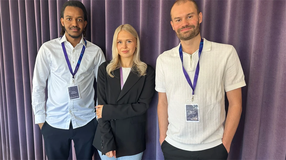 Filimon Teklehaimanot, Elin Vedin och Fabian Forsberg