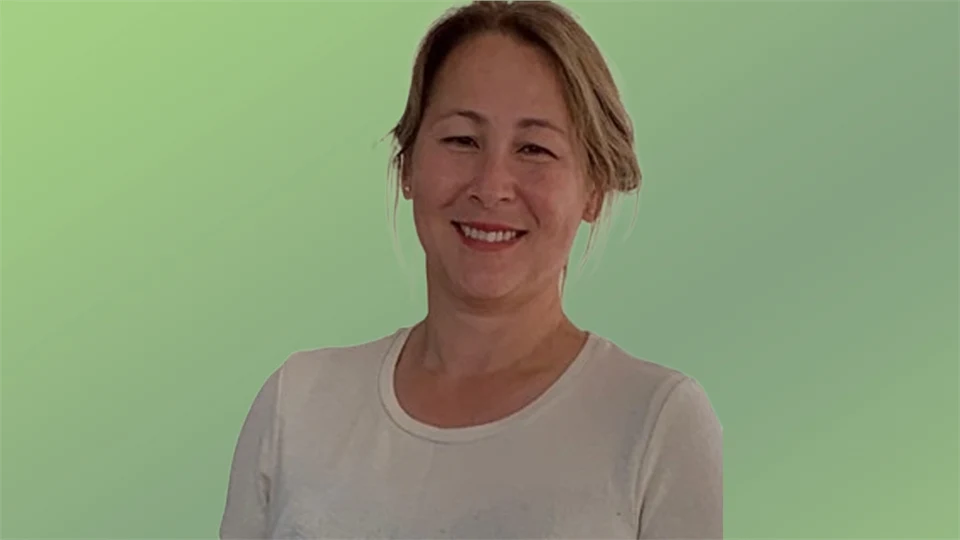 En kvinna från Folkhälsomyndigheten