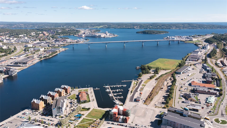  Drone image, Sundsvall city