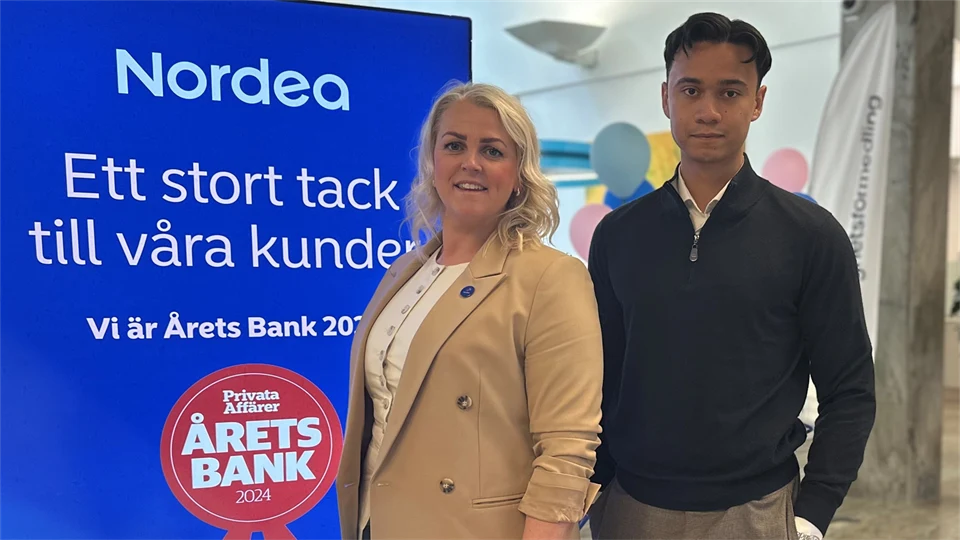 Sofie Hallin och Liam Magnusson