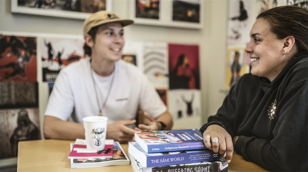 Studenter på Campus.
