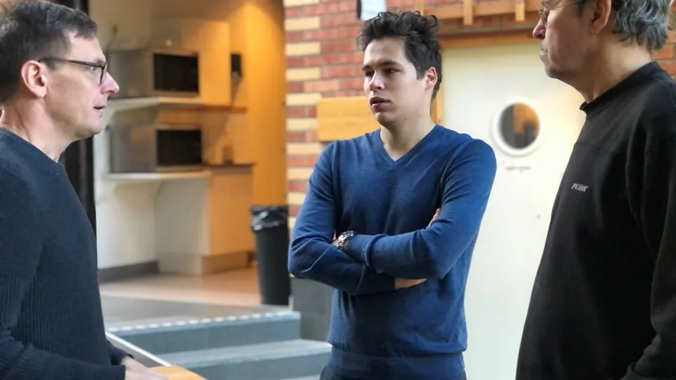 Anders Fällström, Tommi Suominen och Peter Öhman syns på bilden