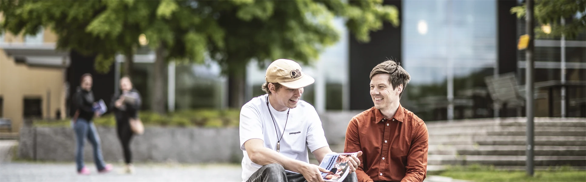 Studenter på Campus.